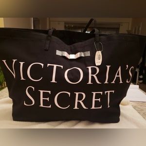 Victoria’s Secret - Black Fabric Tote Bag